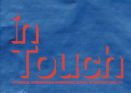 In Touch – Conference Book 2016. Cover.