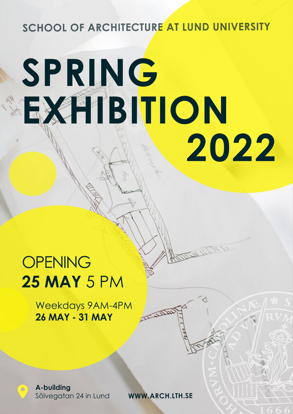 Poster Spring Exhibition. Illustration